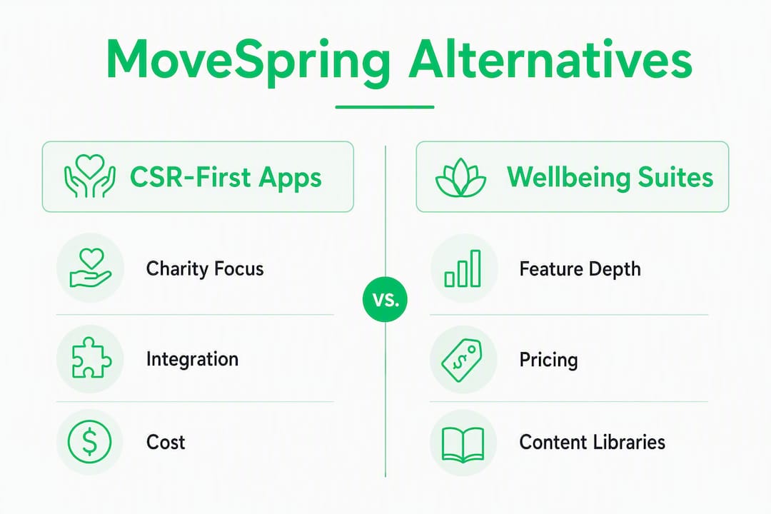 Infographic showing MoveSpring alternatives comparison categories