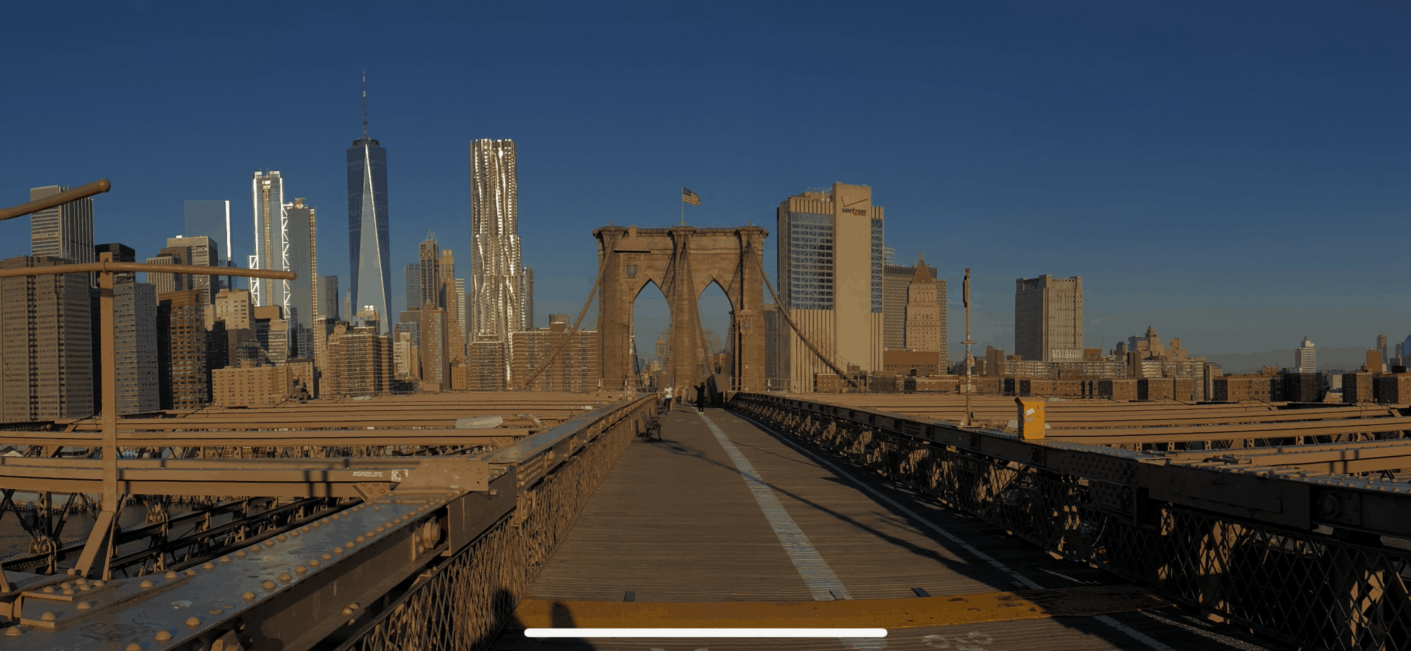 Brooklyn Bridge Facing Manhattan
