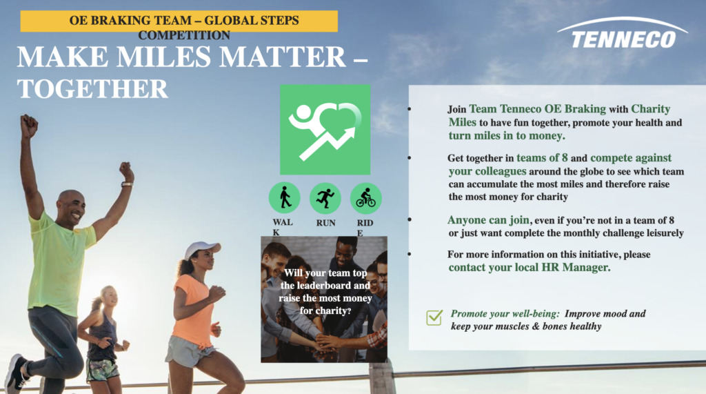 Tenneco improves team